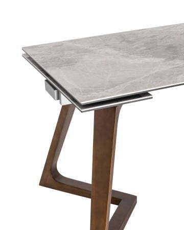 Стол обеденный Артизан раскладной 140-200*90 керамика (Стол обеденный Артизан серый)