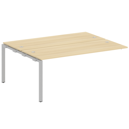 Проходной наборный элемент рабочей станции Metal System Style БП.ПРС-СП-2.5 1800x1475x750 (Акация/Серый металл)