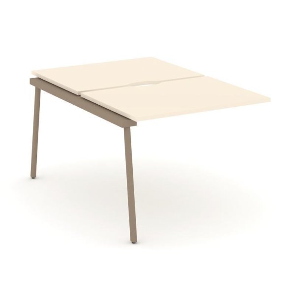 Двойной наборный элемент рабочей станциии ES.2.NRS-1-VP (980х1500х750) (Сатин/Металл Латте)