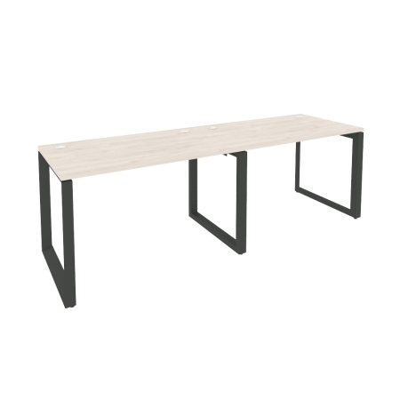 Рабочая станция на О-образном м/к Onix O.MO-RS-2.2.7 2360x720x750 (Денвер Светлый/Черный металл)