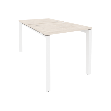 Рабочая станция на П-образном м/к Onix O.MP-D.RS-2.0.7 780x1475x750 (Денвер Светлый/Белый Металл)