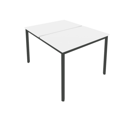 Рабочая станция на металлокаркасе Slim С.СП-3.2 980x1235x750 (Белый/Антрацит металл)