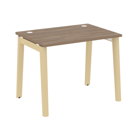 Стол рабочий на деревянных опорах Onix Wood OW.SP-1.7 980x720x750 (Дуб Аризона/Дуб Светлый)