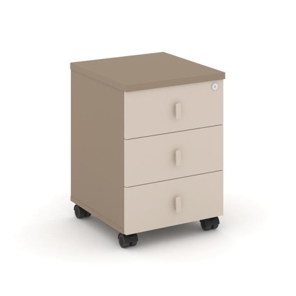 Тумба мобильная, усиленная ES.ТМ-3U (432х460х611) (Латте/Капучино)