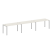Рабочая станция на 3 раб. места Metal System Style БП.СМ-3.3 4200x720x750 (Дуб Наварра/Серый металл)