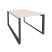 Рабочая станция на О-образном м/к Onix O.MO-D.RS-2.1.7 980x1475x750 (Тиквуд Темный/Белый Металл)
