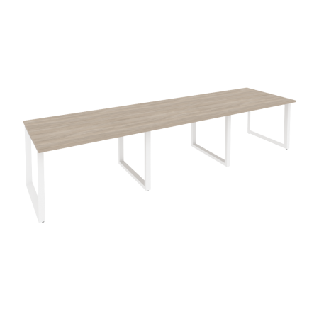 Стол переговорный Onix O.MO-PRG-3.2 3540x980x750 (Дуб Аттик/Белый Металл)
