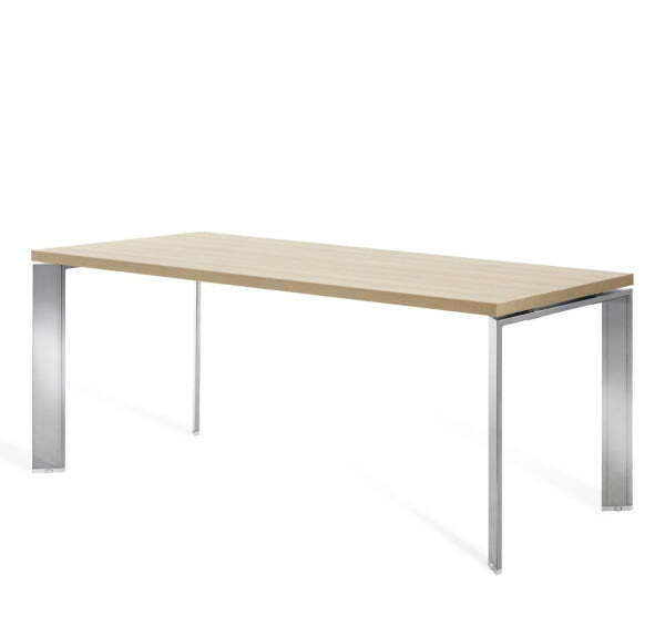 Стол письменный опоры хромированные Fermo Fe200CH/V 2000x900x770 (Светлый дубХром)