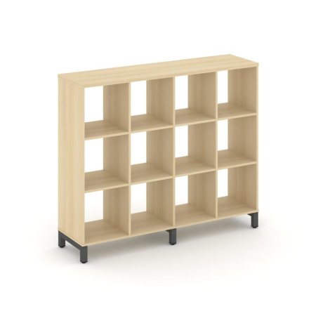 Каркас стеллажа 3 яруса SN.KS-340 (1488х400х1248) (Акация Лорка/Металл Антрацит)