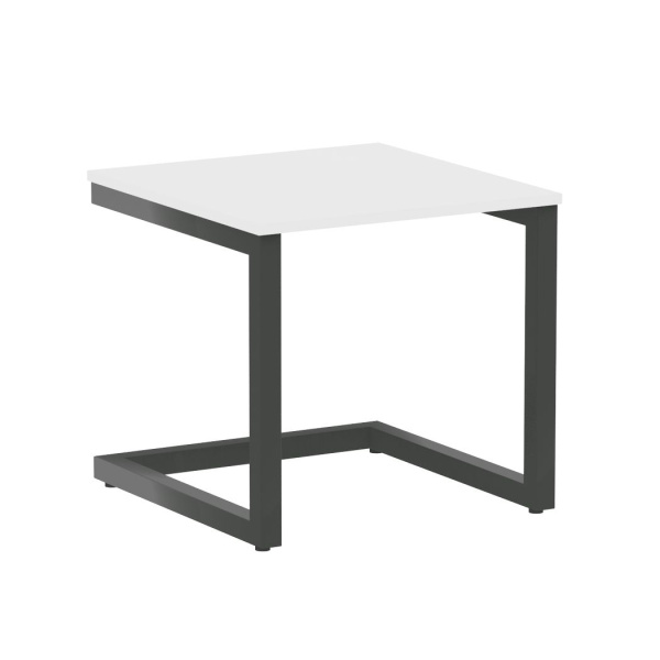 Компьютерный стол VR.SP-2-58G 580x600x550 (Белый/Антрацит Металл)
