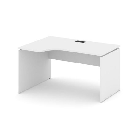 Стол рабочий эргономичный SN-D.SPA-002(L) (1580х600/980х750) (Белый)