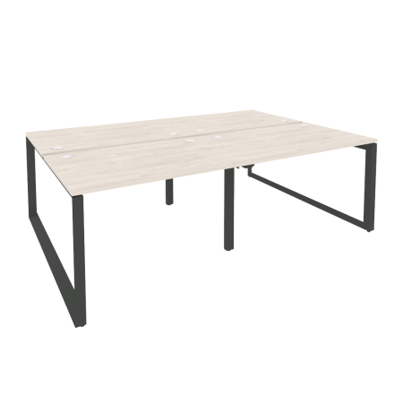 Рабочая станция на О-образном м/к Onix O.MO-D.RS-4.2.8 2360x1635x750 (Денвер Светлый/Черный металл)