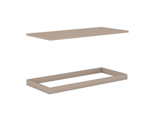 Декоративные топ и цоколь Genesis JNS407 900x420x70 (Серый камень)