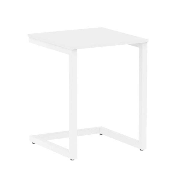 Компьютерный стол VR.SP-2-58 580x600x750 (Белый Бриллиант/Белый Металл)