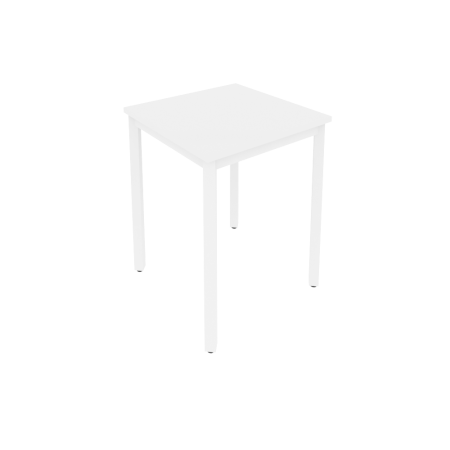 Стол письменный на металлокаркасе Slim С.СП-1.1 600x600x750 (Белый/Белый металл)