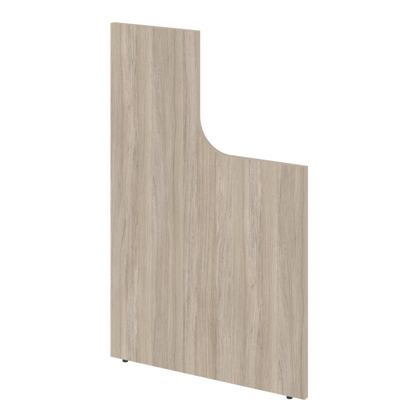 Стойка боковина завершающая высокая с вырезом правая Onix О.R-SVVR 766x25x1187 (Дуб Аттик)