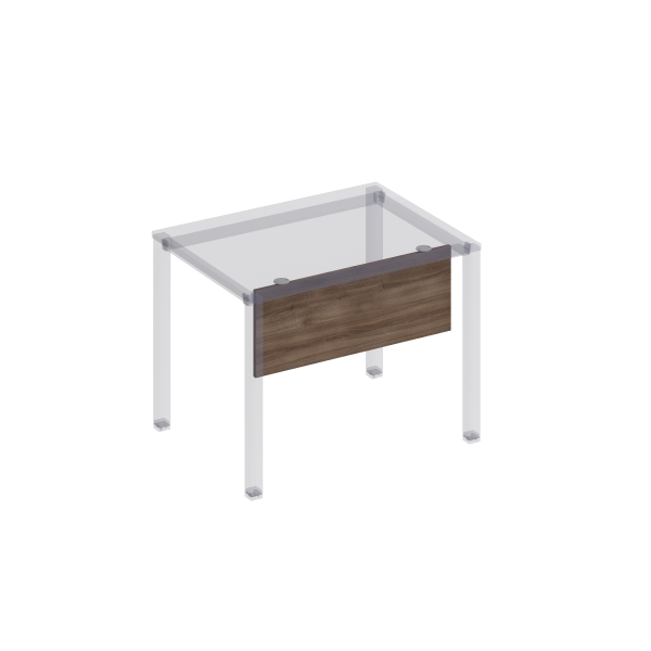 Экран стола защитный (ДСП) с кроншт. для стола 100 на мет. каркасе КФ Комфорт КФ К.810 850x320x18 (Дуб шамони темныйСерый)