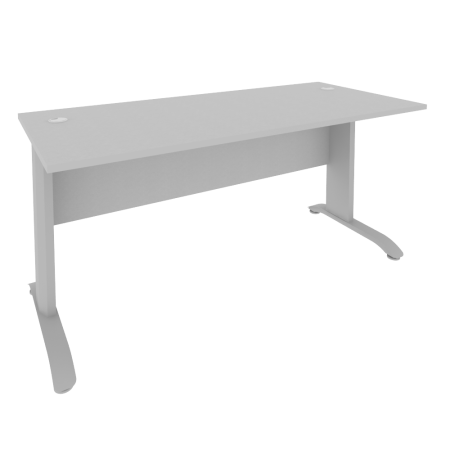 Стол письменный Riva ПЛ.СП-4 1600x720x750 (Серый/Металлик)