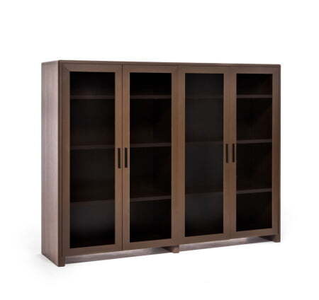 FORTE Шкаф-витрина (Орех)