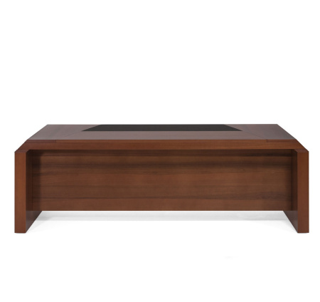 RIVIERA Стол для руководителя 230 см (Итальянский орех/Черный)