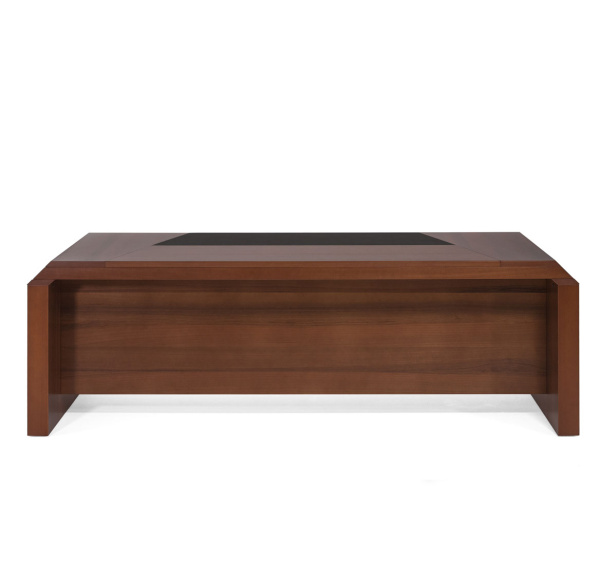 RIVIERA Стол для руководителя 230 см (Итальянский орех/Черный)