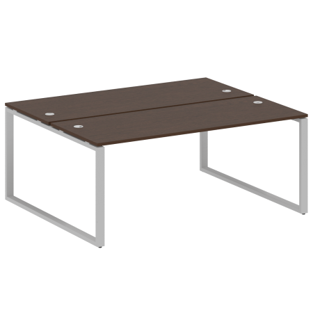 Рабочая станция Metal System Style БО.РАС-СП-2.5 1800x1475x750 (Венге Цаво/Серый металл)