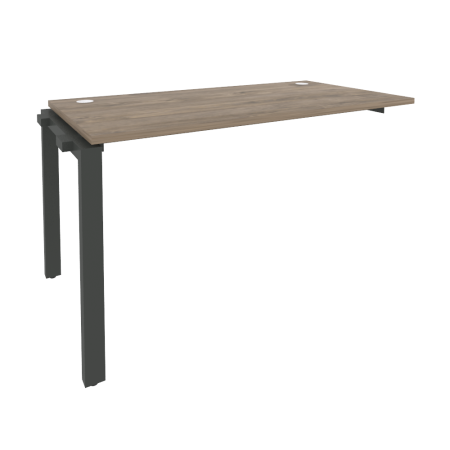 Наборный элемент рабочей станции на П-образном м/к Onix O.MP-1.NRS-3.7 1380x720x750 (Тиквуд Темный/Черный металл)