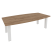 Стол переговоров с опорами First KPRG-1 2400x1200x750 (Дуб Табак)