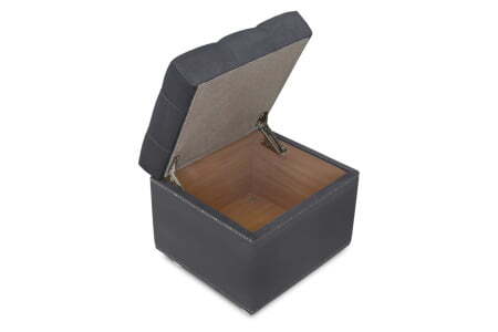 Пуф Marcele 400 (420x420x450) Серый (Серый)