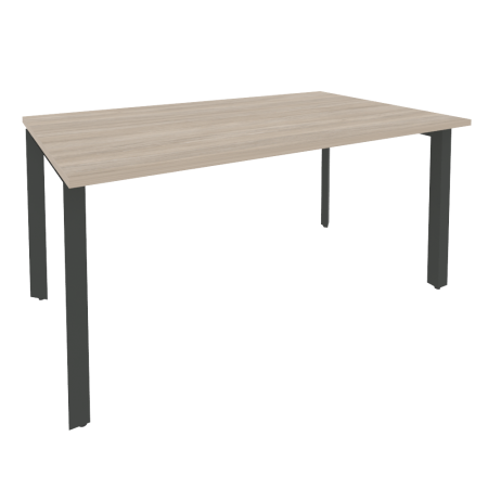 Стол переговорный Onix O.MP-PRG-1.4 1580x980x750 (Дуб Аттик/Черный металл)