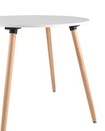 Стол Oslo Round WT белый (Стол обеденный Рокки белый)