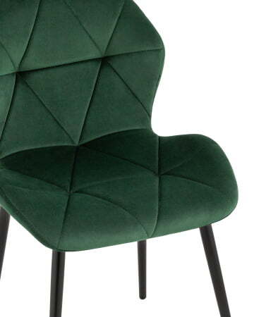 Стул Эдвин велюр зелёный (Стул кухонный Эдвин зеленый)