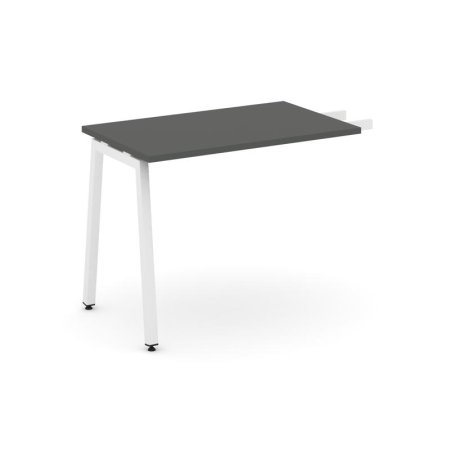 Брифинг-приставка SN-4A.BR-004 (1180х600х750) (Антрацит/Металл Белый)