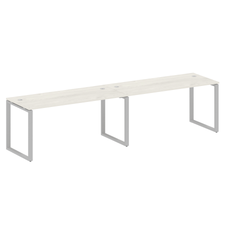 Рабочая станция Metal System Style БО.СМ-2.4 3200x720x750 (Дуб Наварра/Серый металл)
