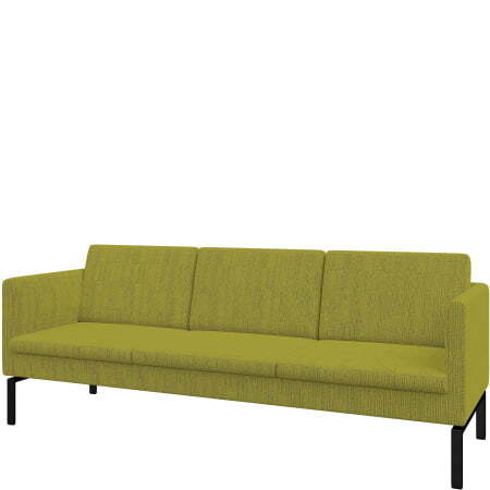 Диван для офиса 3-х местный Олли (Диван 3-местный romeo_07)