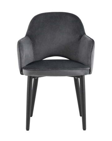 Стул Венера велюр серый (Стул Венера серый)