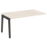 Проходной наборный элемент переговорного стола на деревянных опорах Onix Wood OW.NPRG-4 1580x980x750 (Тиквуд Светлый/Дуб Темный)