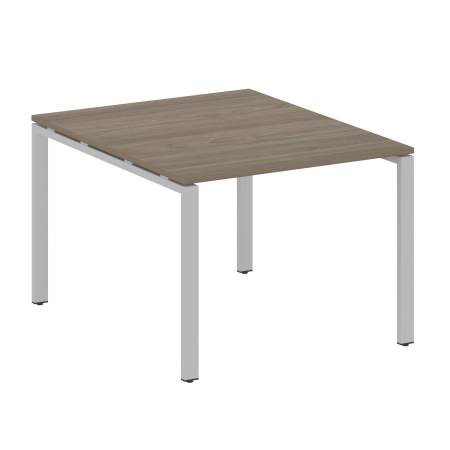 Переговорный стол 1 столешница Metal System Style БП.ПРГ-1.1 1000x1235x750 (Вяз/Серый металл)