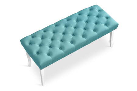 Банкетка  Nitsa 1000 (1020x420x480) Аквамарин (Аквамарин)