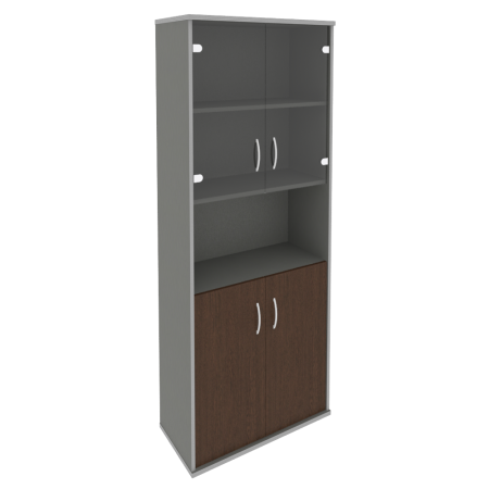 Шкаф Riva А.СТ-1.4 770x365x1980 (Венге-Металлик)