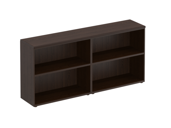 Стеллаж низкий 4-створчатый с топом (без дверей) Mark МК 751-1 1804x404x850 (Дуб валенсия)