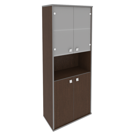 Шкаф высокий широкий Style Л.СТ-1.4 778x410x1980 (Венге Цаво)