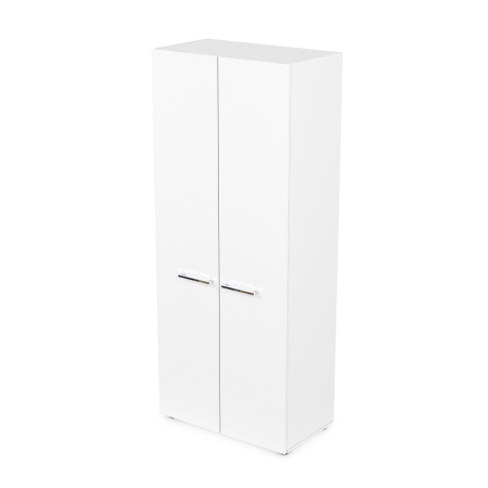 10Ш.005.1 Шкаф распашной  (800x450x1946) (Белый Премиум)