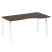 Стол криволинейный правый Metal System Style БА.СА-1 Пр 1600x900x750 (Дуб Наварра/Серый металл)
