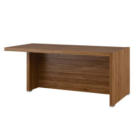 Стол письменный с асимметричными опорами, левый SOL297106 1800x880x750 (Орех Solid)