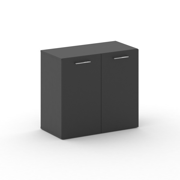 Шкаф широкий низкий Cross CRF.ST-301 (896x460x807) (Черный F-Базальт UM)
