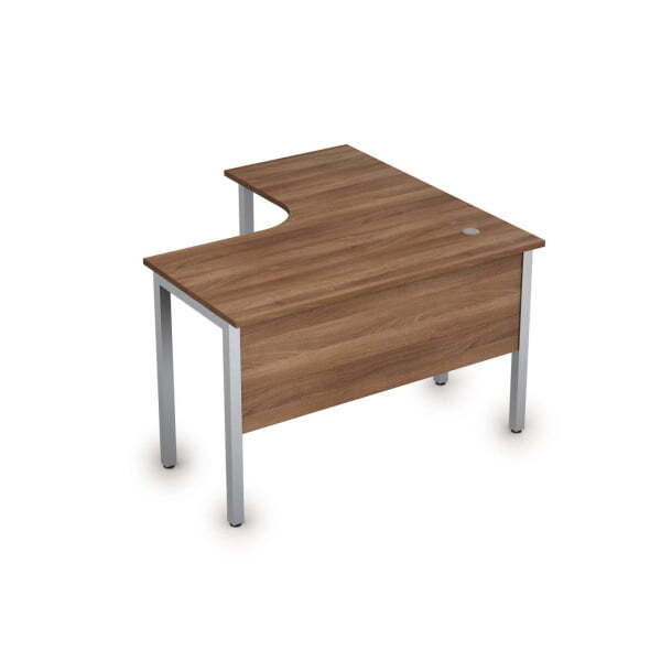 Стол письменный на металлокаркасе лев одиночная опора заказывается отдельно Стиль 2МД.128 1200x1200x (Шамони темныйСерый)