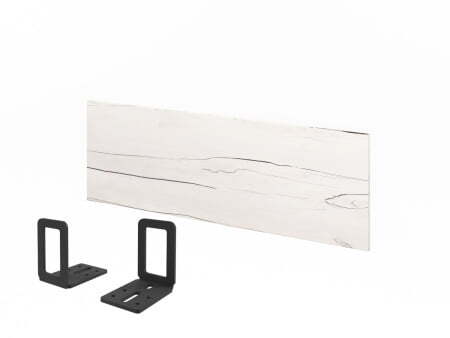 Экран настольный ЛДСП к одному столу L-058-1 1200х18х400 (Таксония Айвори)