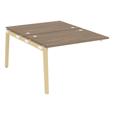 Наборный элемент рабочей станции на деревянных опорах Onix Wood OW.2.NRS-2.8 1180x1635x750 (Дуб Аризона/Дуб Светлый)