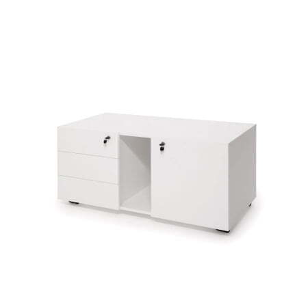 UNIO Приставка подкатная 103 201 1090х550х570 (Белый)